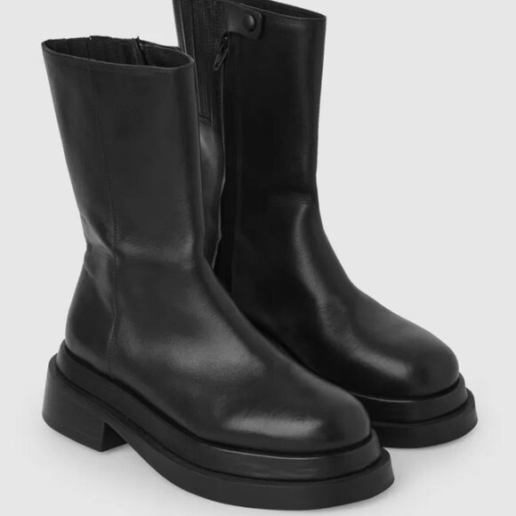 COS Leather Chunky Platform boots - Picture 1 of 12